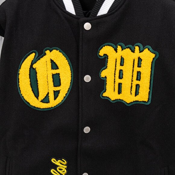 Off-White Colorblock Baseball Jacket - Picture 6 of 9